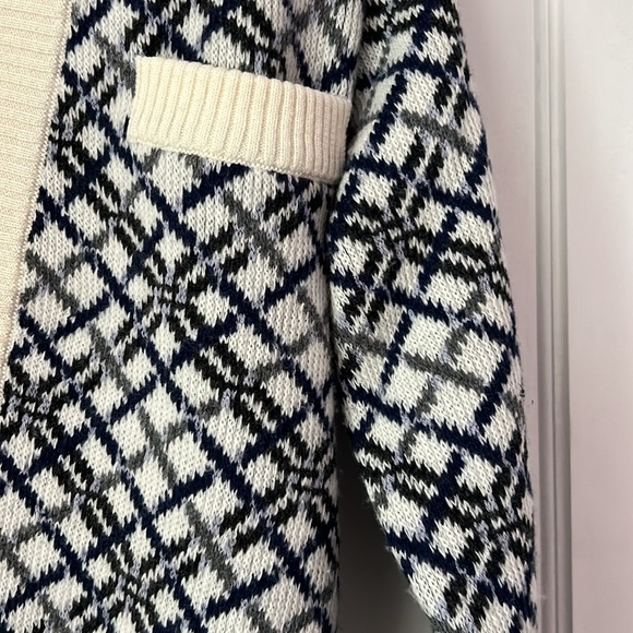 Saint Laurent Diamond Jacquard wool cardigan - Picture 8 of 13